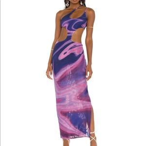 Farai London X REVOLVE Aiya one shoulder dress in XS
